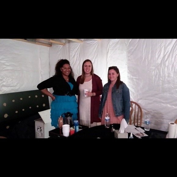 Blue Ruffled Dress - Picture 4 of 4